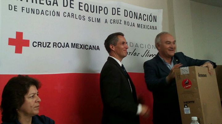 Fundación Carlos Slim dona 26 equipos de cómputo a Cruz Roja