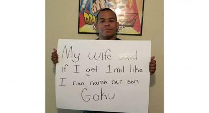 Padre en EU gana apuesta en Facebook a su esposa y llamará Gokú a su hijo
