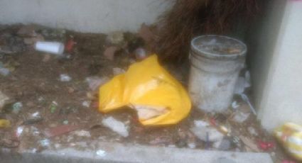 Abandonan a recién nacido en bolsa en Iztapalapa