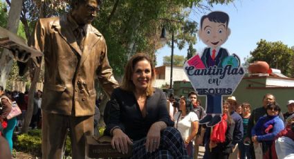 "Cantinflas" ya tiene su estatua en Tequisquiapan