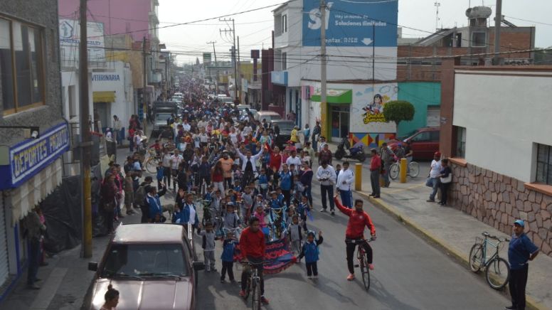 Realizan rodada ciclista infantil en Progreso