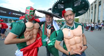 Así se vistieron los aficionados mexicanos para el partido Alemania México en Rusia 2018