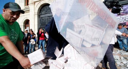 Robo de urnas en imágenes, así ocurrieron los hechos en Plaza Juárez