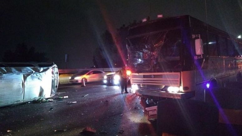 Choque del transporte público: un muerto y 15 heridos en la México-Pachuca