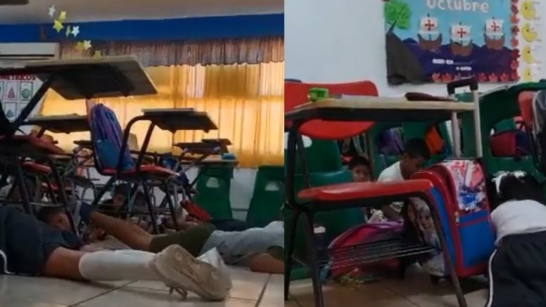 Balacera en Sonora deja un muerto; estudiantes de primaria se resguardan (VIDEO)