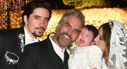 Alejandro Fernández se 'reconcilia' con la prensa en la boda de su hijo