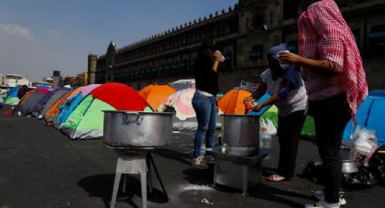 CNTE teme desalojo del Zócalo ante marcha de AMLO