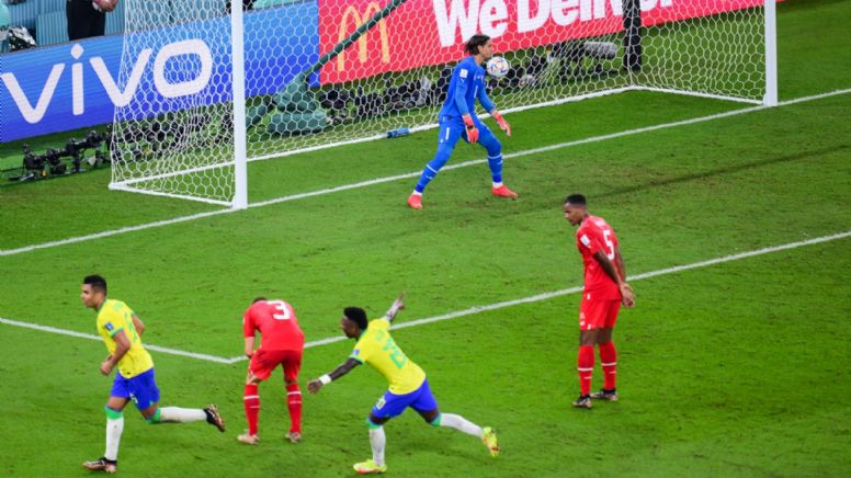 ¡Segundo clasificado! Brasil vence a Suiza y asegura octavos de final del Mundial de Qatar 2022