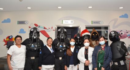Personajes de Star Wars llegan desde otra galaxia al Hospital General de León