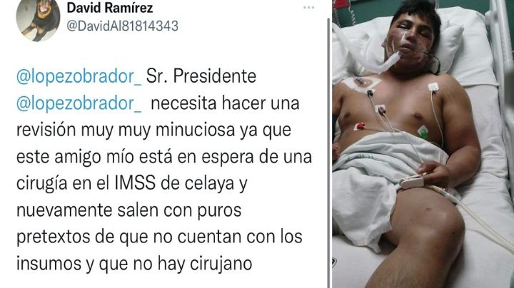 Acusan a IMSS Celaya ante AMLO por supuestamente negar cirugía y medicinas a paciente