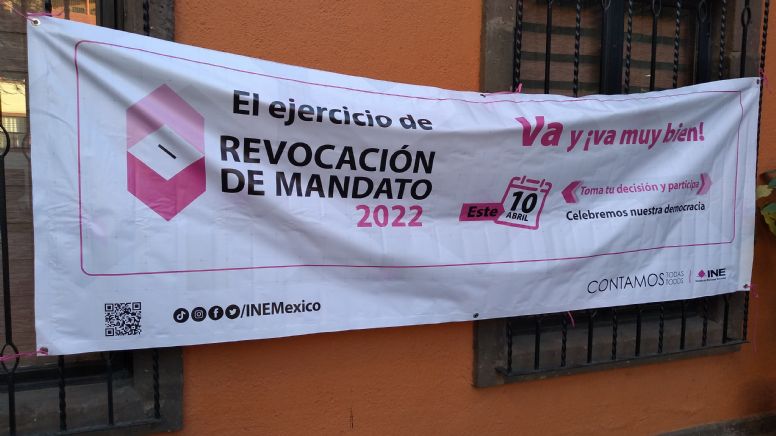 Reporta INE difusión de consulta de Revocación de Mandato en todo Guanajuato