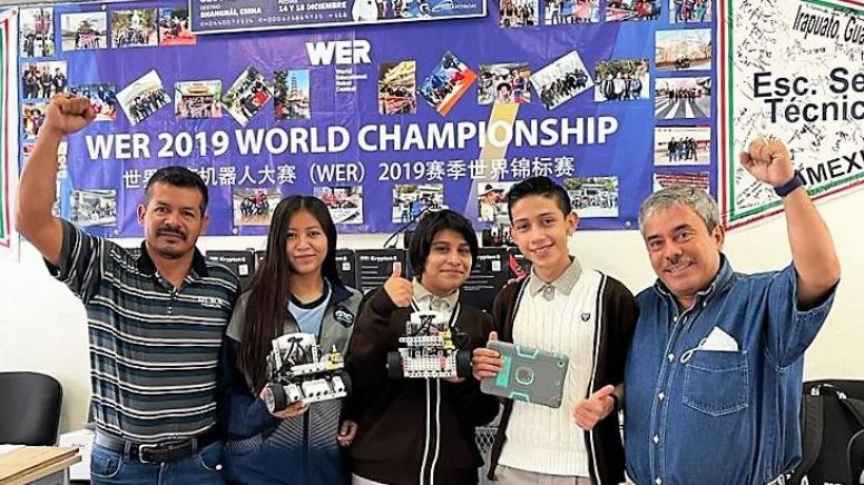 Educación Irapuato: Estudiantes de secundaria ganan primer y segundo lugar en WER 2022