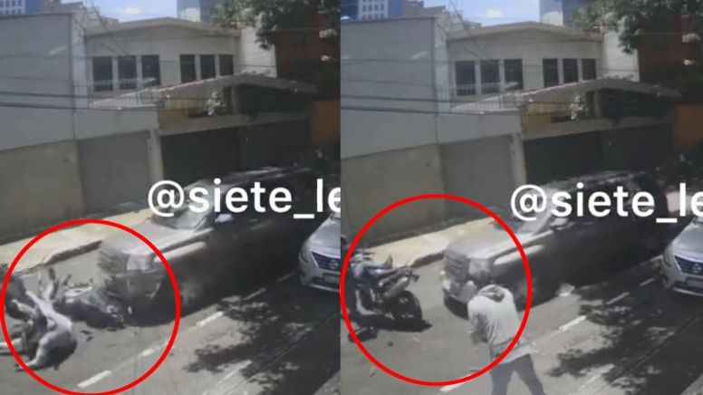 Seguridad en CDMX: atropella dos veces con su camioneta a dos asaltantes en la Benito Juárez
