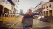 VIDEO Seguridad en Ecuador: Conductor atropella a hombre que robó a abuelito, logran detenerlo
