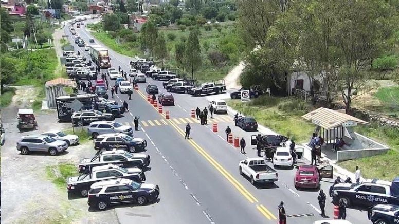 Se protege Querétaro de la violencia en Guanajuato y despliega decenas de patrullas