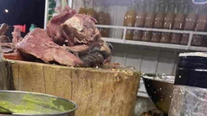La foto de la supuesta cabeza de perro en una taquería que se viralizó