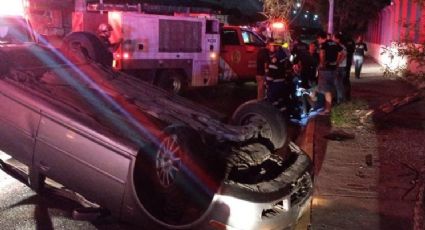 Accidente en Nuevo León: Menor de edad resulta lesionada tras volcadura de vehículo