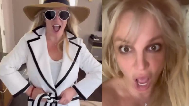 Britney Spears festeja con reveladora foto su nueva canción con Elton John, la primera en seis años