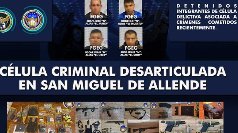 Seguridad en San Miguel de Allende: Detienen al ‘El Uber’ durante cateo a ‘casa de seguridad’