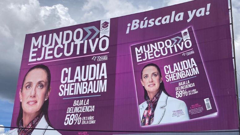 PAN de Guanajuato urge bajar espectaculares de Claudia Sheinbaum