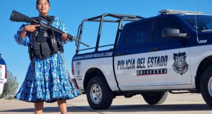 Mujer policía:  Liliana cumple sueño de ser agente estatal en la frontera