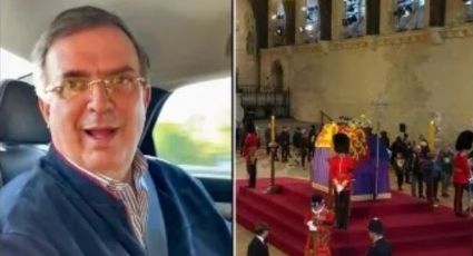 Marcelo Ebrard llega a Londres para funeral de Reina Isabel II