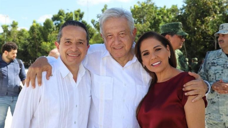 AMLO recibe a la nueva gobernadora de Quintana Roo