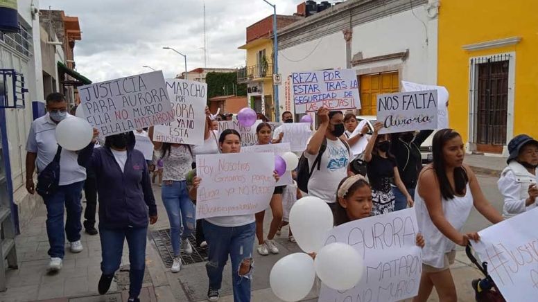 Feminicidio en Silao: Marchan para exigir justicia para Aurora Abigail, encontrada muerta en un motel VIDEO