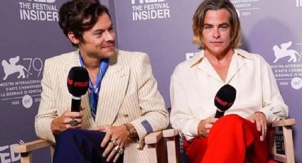 Chris Pine niega que Harry Styles lo haya escupido en el Festival de Cine de Venecia