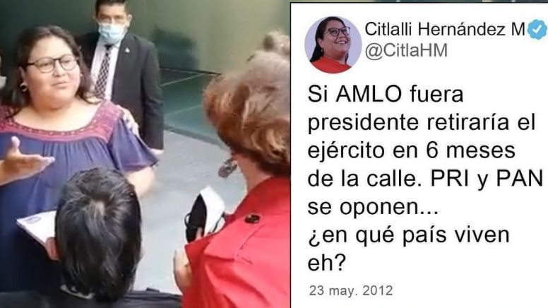 Denise Dresser increpa a la senadora Citlalli Hernández por militarización del país con GN