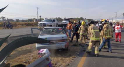 PRECAUCIÓN: accidente sobre la Pachuca-Ciudad Sahagún este jueves
