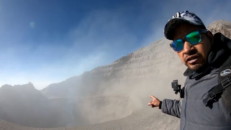 Investigan a youtubero Ector Phanghamix por grabar cráter del Popocatépetl en zona prohibida