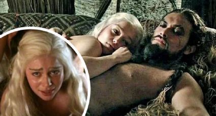 Emilia Clarke revela por qué lloraba en escenas íntimas con Jason Momoa en Game of Thrones