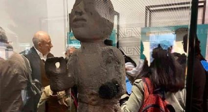 Escultura del dios Xipe Tótec llega por primera vez al Museo del Templo Mayor