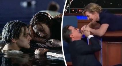 VIDEO Kate Winslet por fin demuestra que Rose y Jack sí cabían juntos en la tabla, en ‘Titanic’