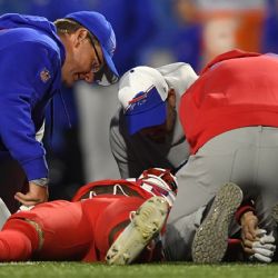 ¡Escalofriante! Damien Harris sale en ambulancia del Giants Vs Bills en la NFL