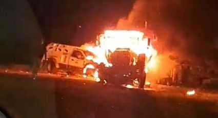 Accidente en la México-Pachuca: llamas consumen tráiler y camioneta de valores
