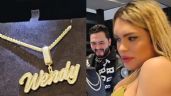 Wendy Guevara se une a moda de Peso Pluma y Natanael Cano, estrena joya de diamantes personalizada