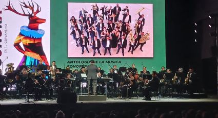 La Banda Sinfónica del Estado de Sonora retumba en la Alhóndiga de Granaditas