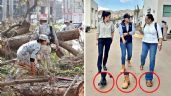 El desastre... y las botas limpias: Las fotos que indignan tras el huracán 'Otis' en Acapulco
