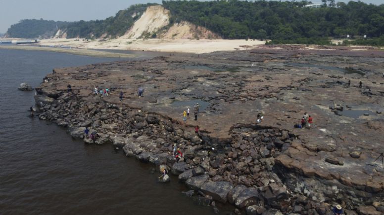 Revela sequía severa grabados milenarios en río de la Amazonía Brasileña