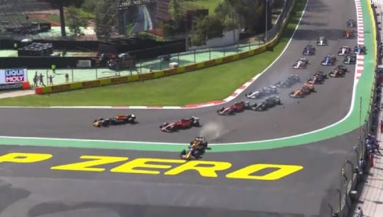 ¡Adiós, Checo! Pérez deja el Gran Premio de México en el arranque de la carrera