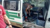 Sancionan a chofer por colectiva en mal estado en Pachuca