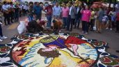 Uriangato celebra 57 años los tradicionales tapetes de aserrín