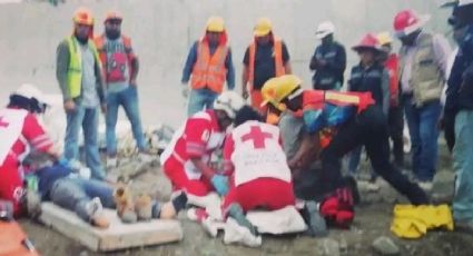 Derrumbe de barda en Río Tula deja dos trabajadores lesionados