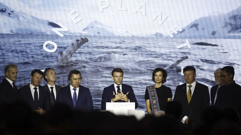 Cambio climático: Lanza Macron llamado a las naciones para proteger el medio ambiente