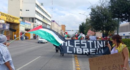 Ciudadanos en León marchan y exigen fin al genocidio en Gaza