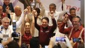 Elecciones 2024: Aplaude Sheinbaum permanencia de Ebrard en Morena
