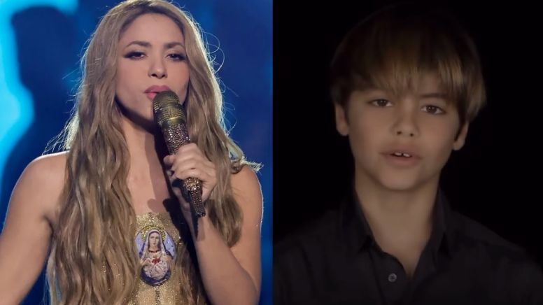 VIDEO Hijos de Shakira 'debutan' en el escenario de los Latin Grammy 2023