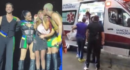 Anahí abandona en ambulancia concierto de RBD en Brasil